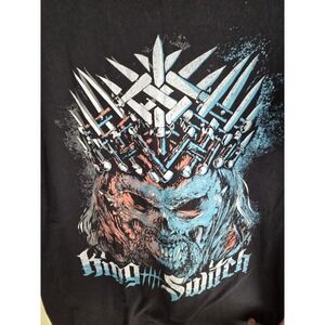 Jay White King Switch Bullet Club Wrestling Graphic T-Shirt Black XL Gildan